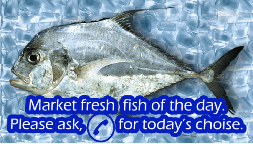 078. Grilled Marinated Whole Fresh Fish*